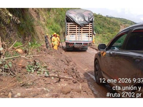 Habilitado a un carril la vía Túquerres - Samaniego