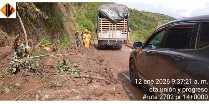 Habilitado a un carril la vía Túquerres - Samaniego