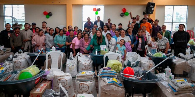 Mujeres de Ipiales beneficiarias de proyecto productivo
