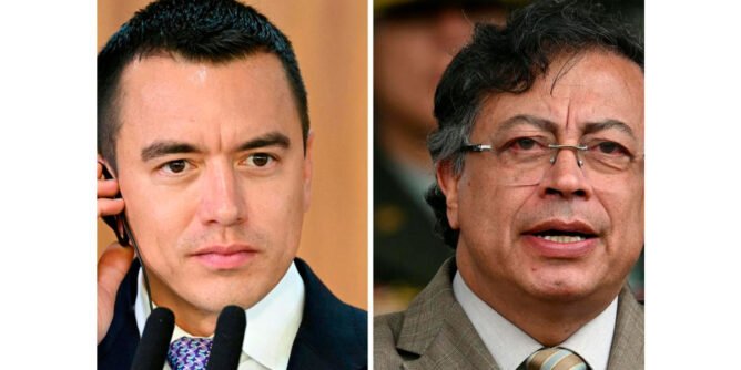 Presidente Noboa y presidente Petro