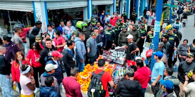 Recuperación del espacio público en Pasto
