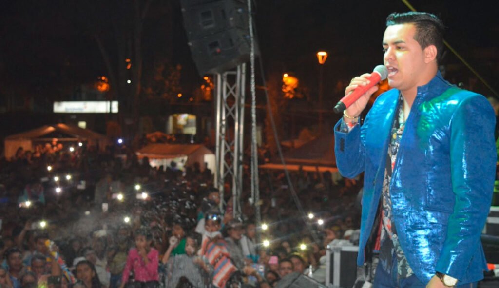 Yeison Jiménez en concierto en Sandoná