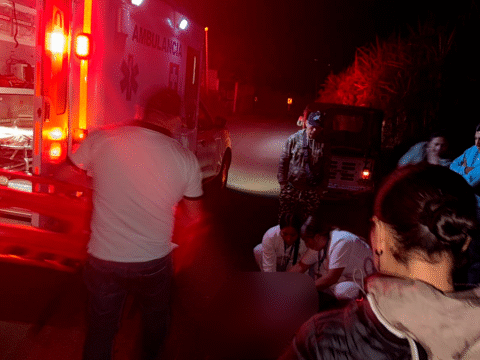 Accidente de ciclista en la vía Circunvalar Galeras