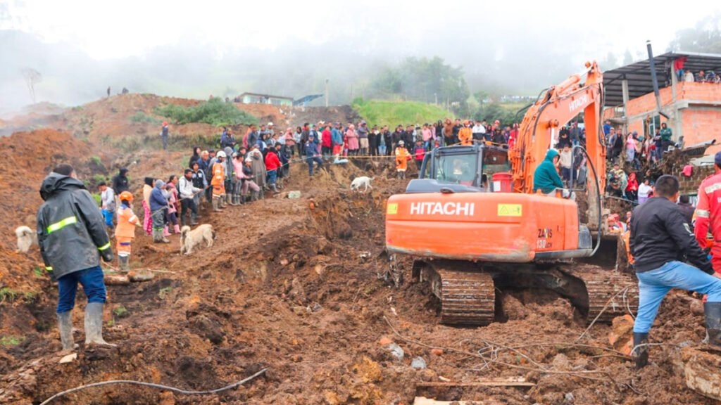 Avalancha en La Oscurana, Mallama