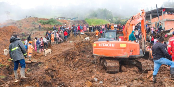 Avalancha en La Oscurana, Mallama
