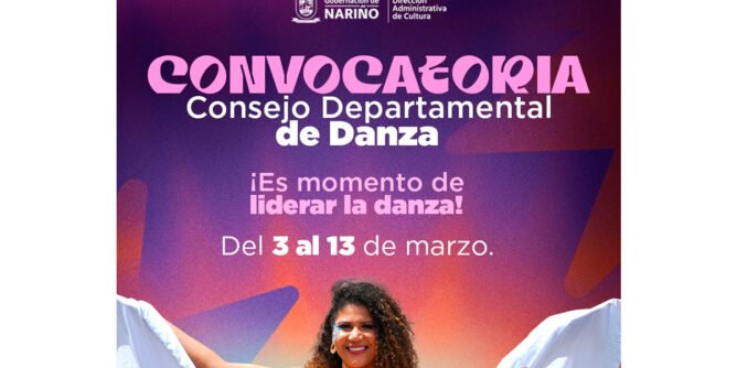 Convcatoria Consejo de danza