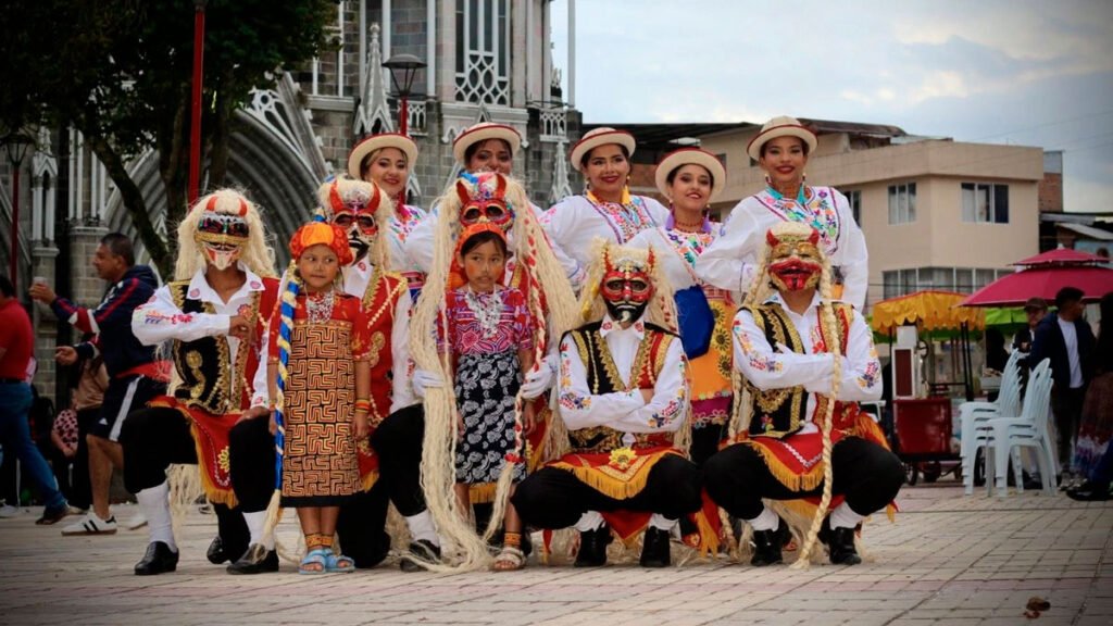 Danzas en el parque de Sandoná