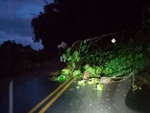 Derrumbe en La Nariz del Diablo, Santa Rosa, Sandoná