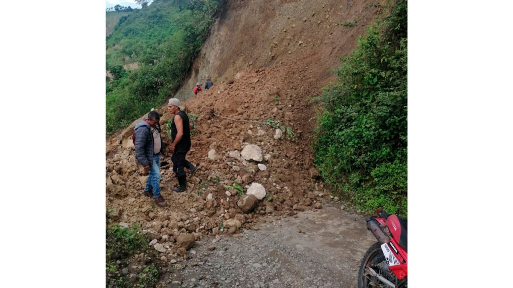 Deslizamiento en la vereda La Joya, Sandoná