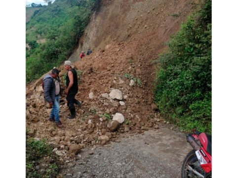 Deslizamiento en la vereda La Joya, Sandoná