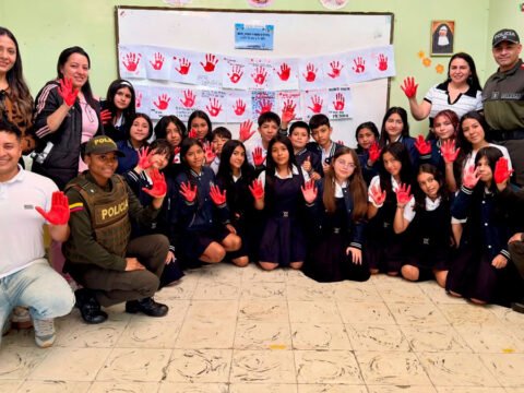 Día de las manos rojas en Sandoná