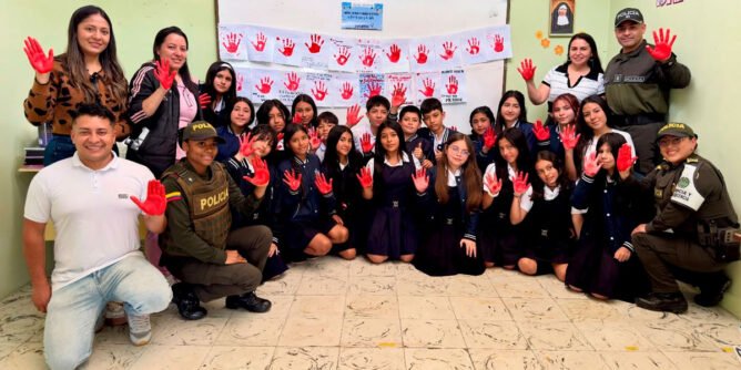 Día de las manos rojas en Sandoná