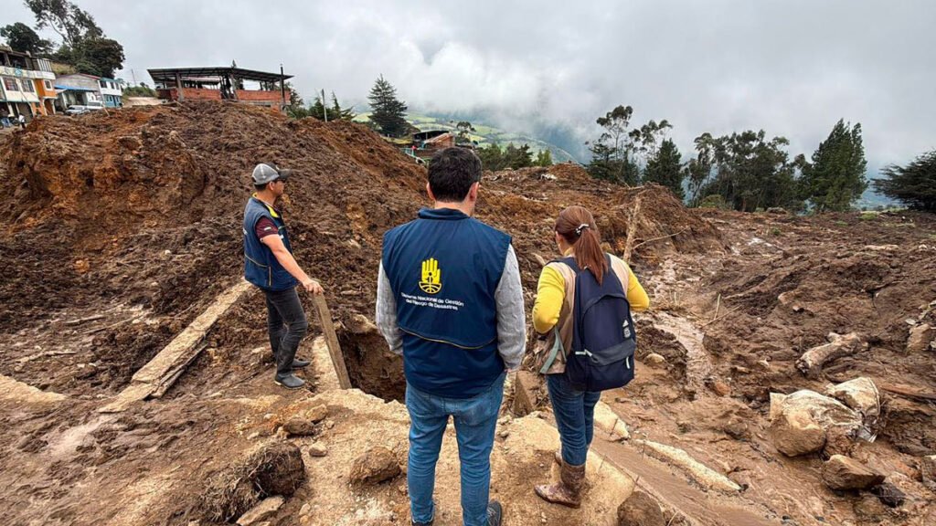 Funcionarios de UNGRD visitaron La Oscurana, Mallama