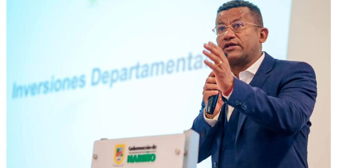 Gobernador de Nariño Luis Alfonso Escobar