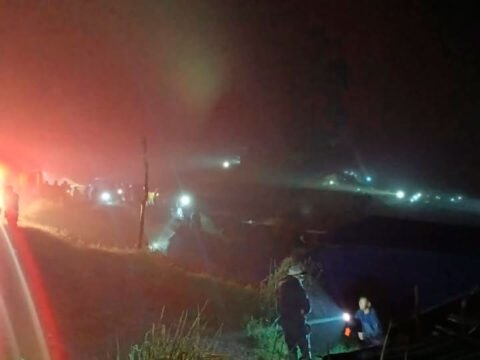 Deslizamiento en La Oscurana, Mallama, Nariño