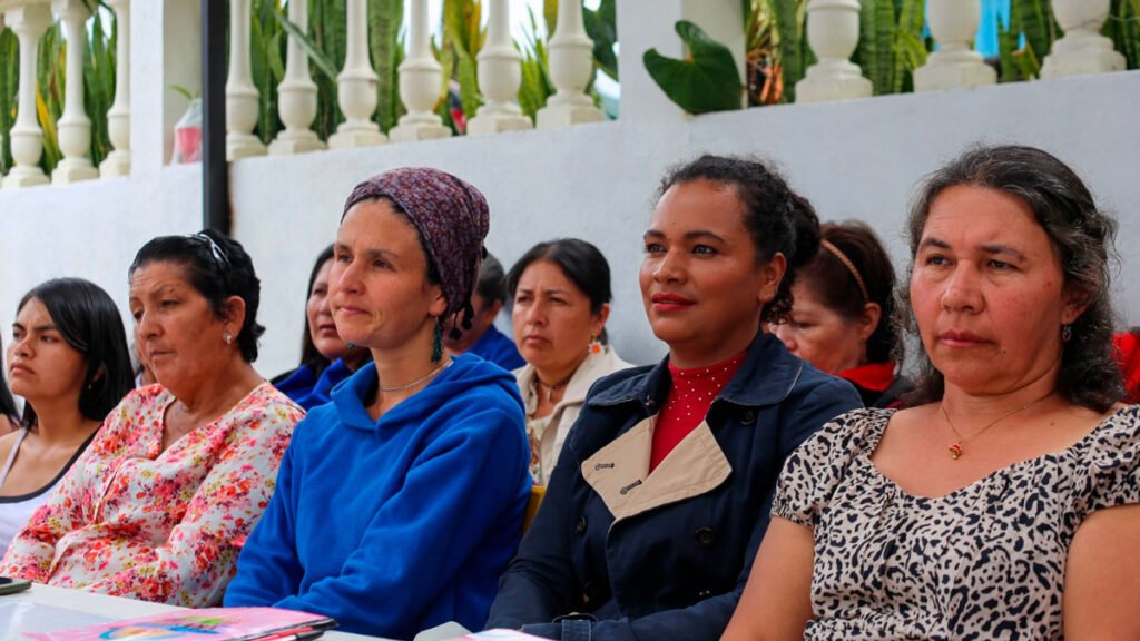Mujeres floricultoras de Chachagüí