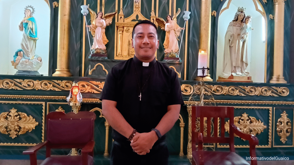 Padre Gerlando Hernández Jojoa, nuevo párroco de El Ingenio