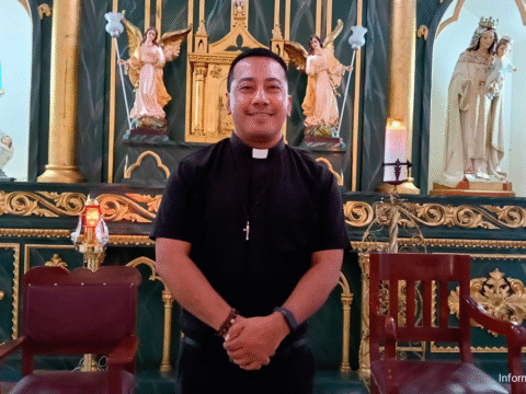 Padre Gerlando Hernández Jojoa, nuevo párroco de El Ingenio