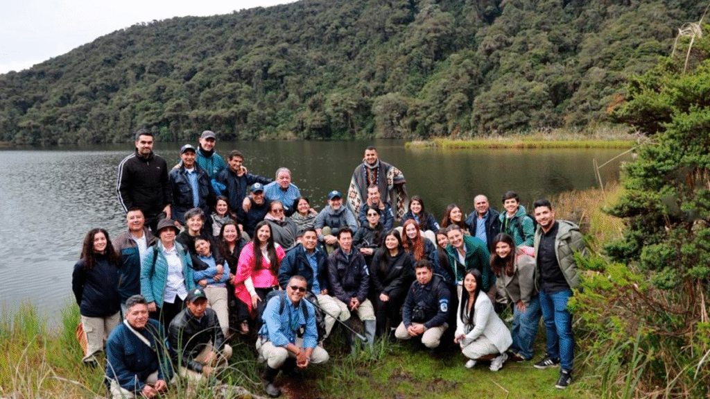 Funcionarios de Parques Naturales y de la Unión Europea
