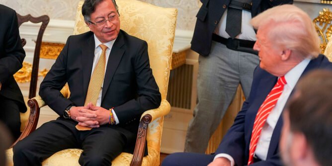 Reunión de los presidentes Gustavo Petro y Donald Trump