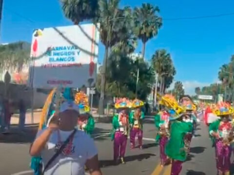 Artistas de Pasto en el Desfile de Santo Domingo, República Dominicana