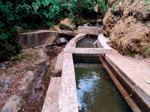 Bocatoma del acueducto municipal de Sandoná