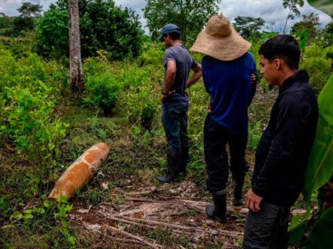Bomba en Jardín de Sucumbíos, Ipiales, Nariño