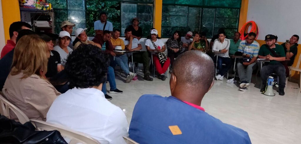 Diálogo Gobernación manifestantes de Abades