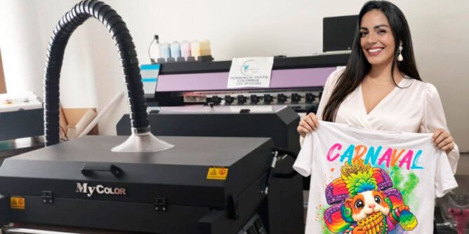 Emprendedora nariñense dedicada a la confección de ropa casual