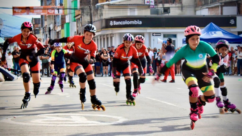 Festival de patinaje en Sandoná