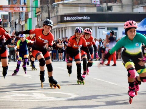 Festival de patinaje en Sandoná