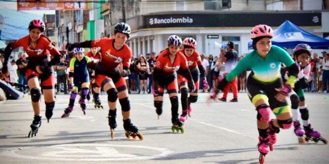 Festival de patinaje en Sandoná