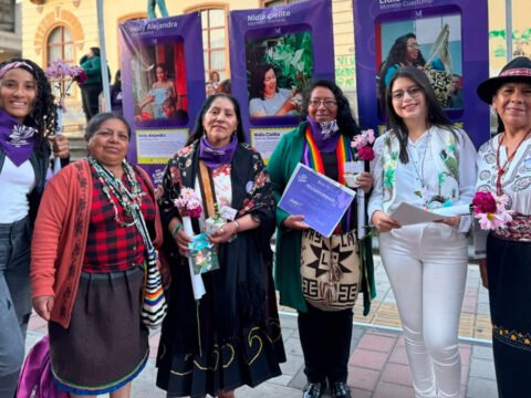 Homenaje a lideresas de Nariño