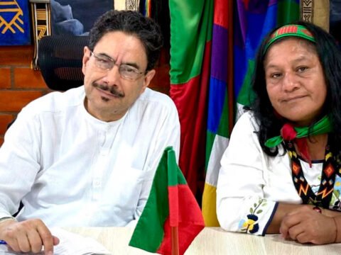 Iván Cepeda y Aida Quilcué