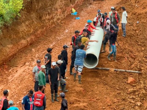 Mejoramiento de vías en Inda Zabaleta, Tumaco