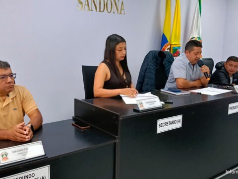 Mesa directiva del Concejo de Sandoná