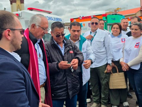 Ministro de salud en Ipiales