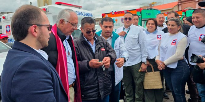 Ministro de salud en Ipiales