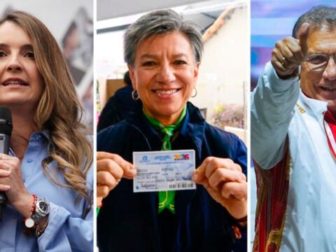 Paloma Valencia, Claudia López y Roy Barreras