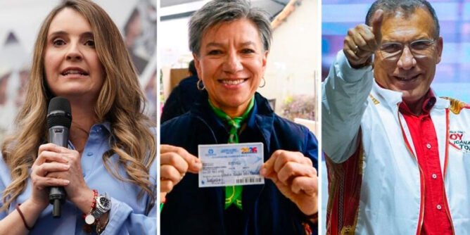 Paloma Valencia, Claudia López y Roy Barreras