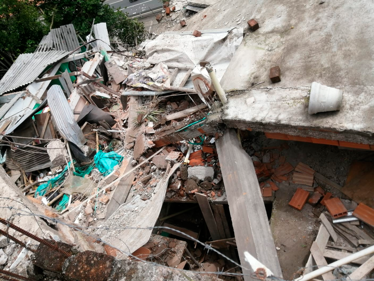 Viviendas afectadas en Pilcuán Viejo, Imués Viviendas afectadas en Pilcuán Viejo, Imués