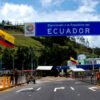 Puente internacional de Rumichaca, en la frontera entre Colombia y Ecuador
