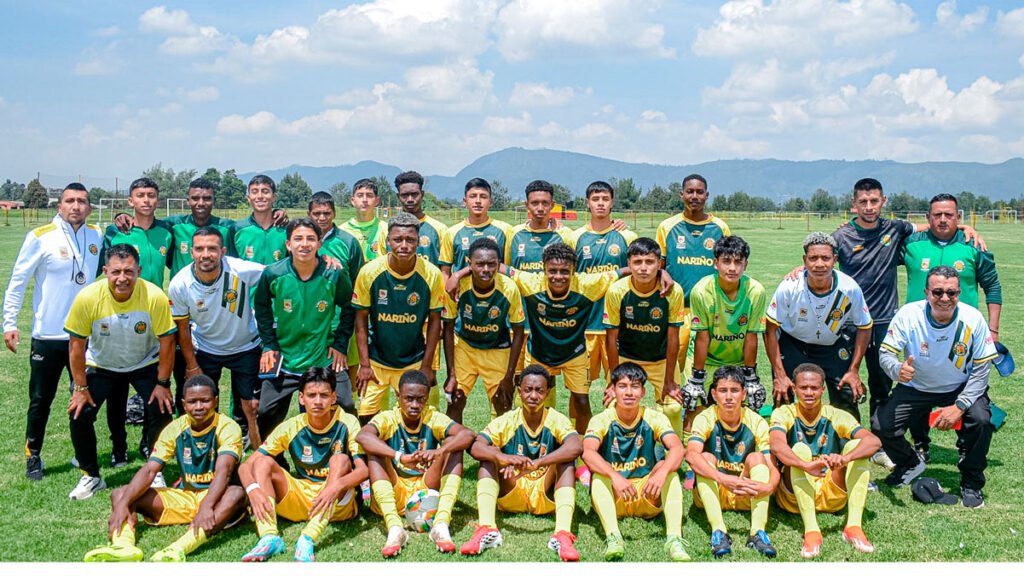 Selección Nariño sub 15 en el Torneo Win Sports en Bogotá