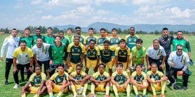 Selección Nariño sub 15 en el Torneo Win Sports en Bogotá