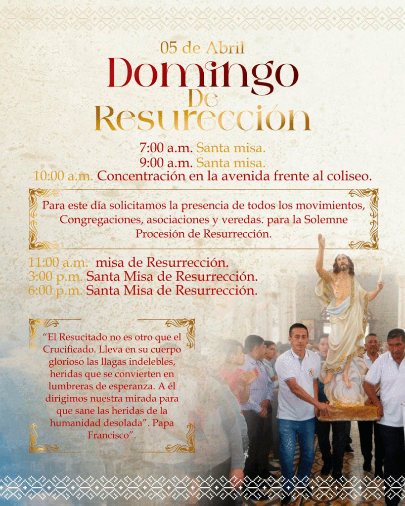Programación de Semana Santa 2026