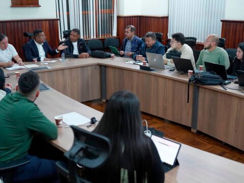 Alcalde de Linares Iván Zambrano con el gobernador de Nariño Luis Alfonso Escobar