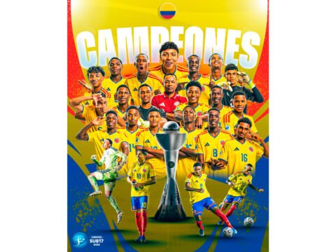 Colombia campeón del torneo sudamericano sub 17