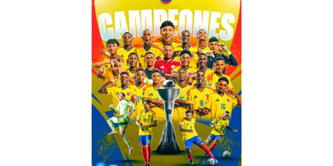 Colombia campeón del torneo sudamericano sub 17