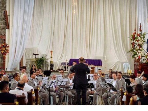 Concierto de música sacra en la basílica Nuestra Señora del Rosario de Sandoná