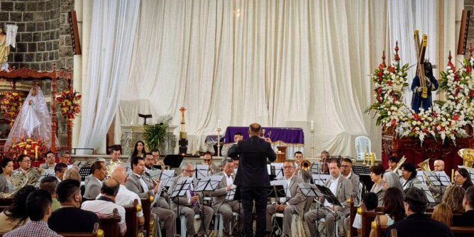 Concierto de música sacra en la basílica Nuestra Señora del Rosario de Sandoná